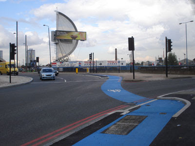 Bow Flyover roundabout