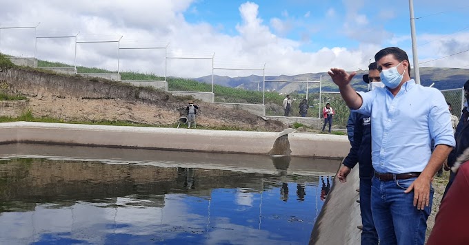 Productores de Tungurahua se benefician con riego parcelario, créditos y títulos de propiedad de tierras