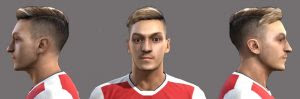 PES 2013 Mesut Ozil Face Hair 2018