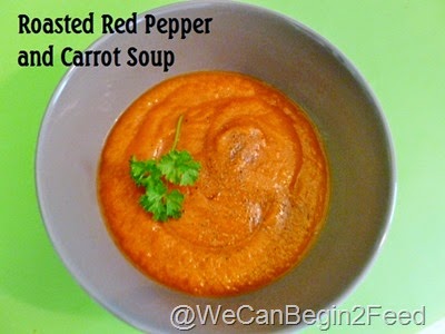 Roasted Red Pepper and Carrot Soup