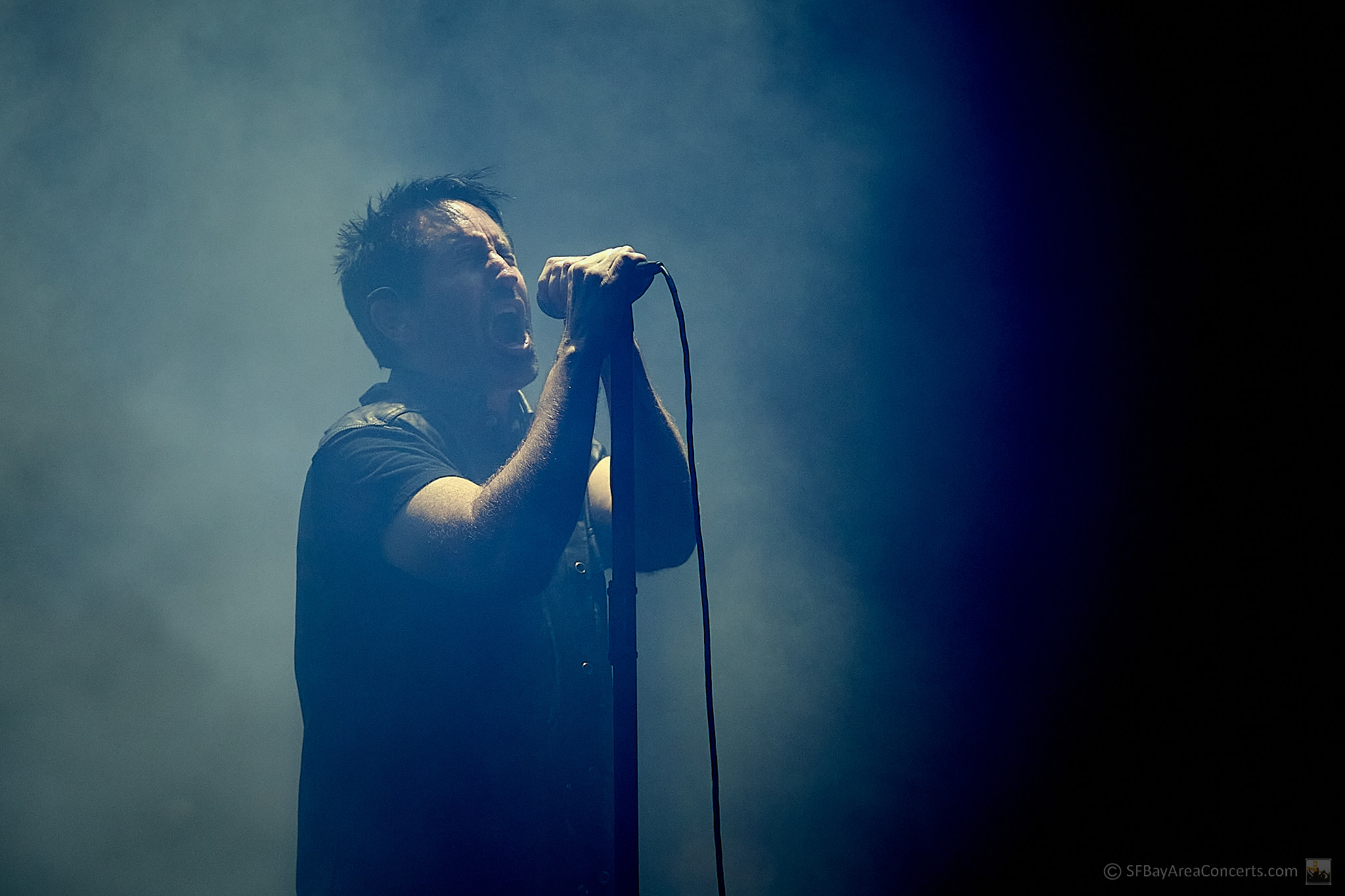 Trent Reznor of Nine Inch Nails @ the Greek Theater (Photo: Kevin Keating)