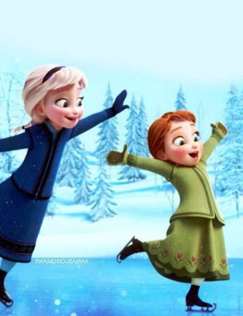 Gambar 10 Foto Gambar Elsa Anna Frozen Waktu Kecil Bergerak Lucu Di Rebanas Rebanas