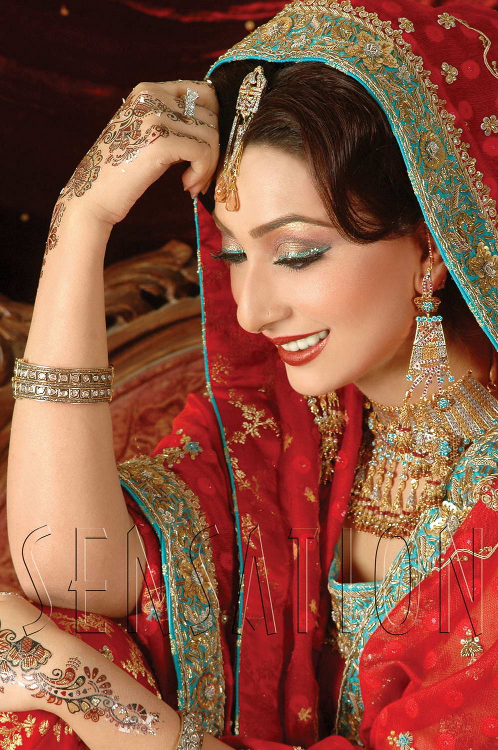 indian wedding model