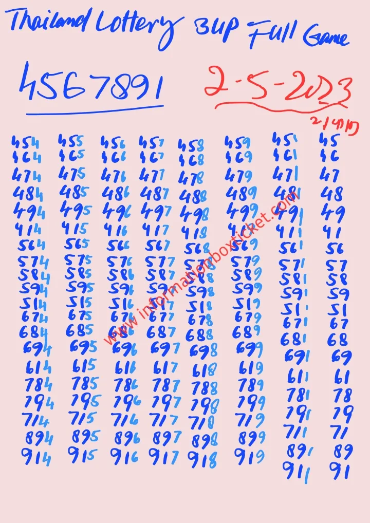 MasterThai Lottery Result 16-04-2023 Today Live Win Thailand Lottery