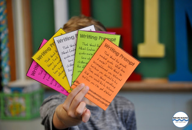 Make learning about growth mindset fun with these writing prompts!  Based on quotes, these prompts will have students thinking and reflecting on their own growth mindsets!