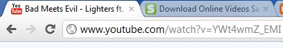 Copy your favorite youtube URL