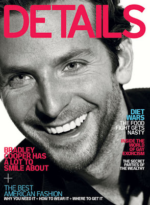 Bradley Cooper on the July 2010 cover of Details