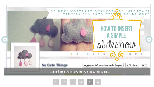 inserire slideshow semplice blogger - Simona S.