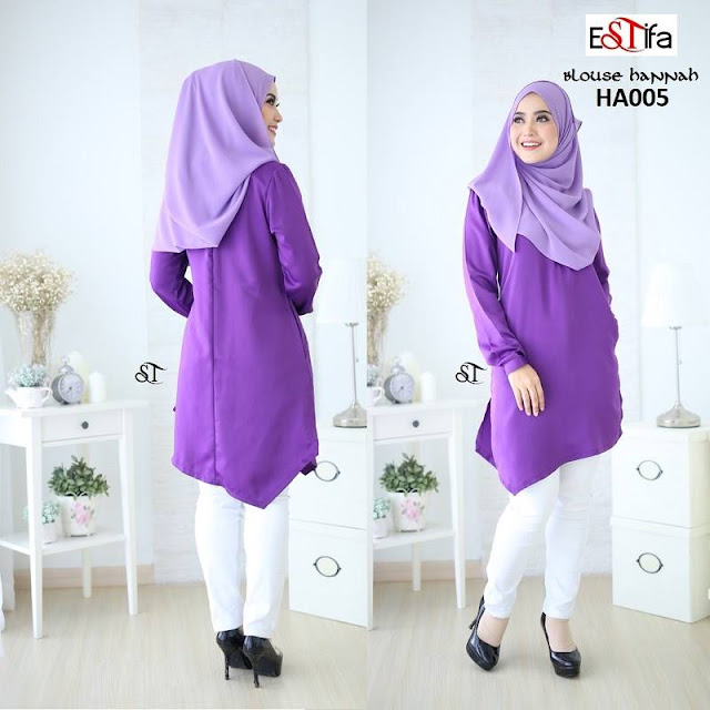 Blouse Hannah , Blouse Muslimah Terbaik Di Malaysia