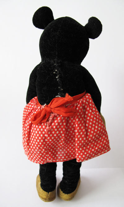 deans antique minnie mouse velveteen doll