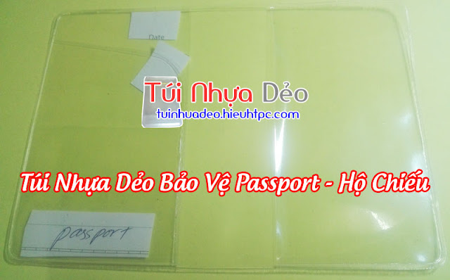 Túi Nhựa Dẻo Bảo Vệ Passport - Hộ Chiếu