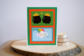 Card with Doodlebug Design Pot O Gold by Jess Crafts