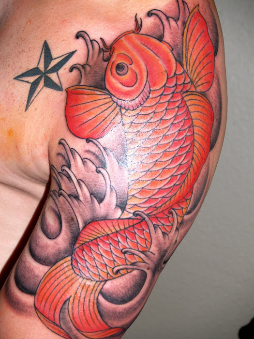 freehand koi