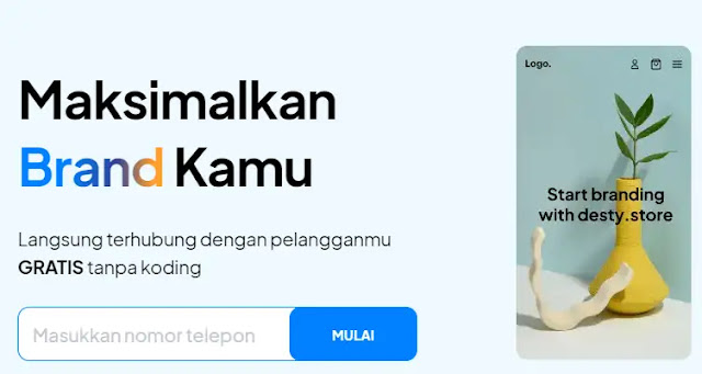 Membuat Landing Page untuk Toko Online