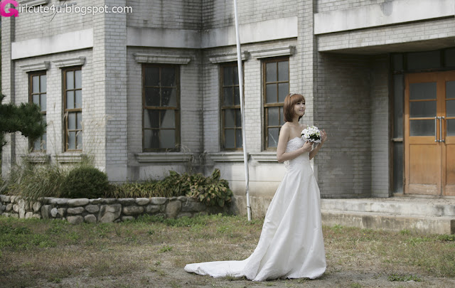 4 Kang Yui - Wedding Dress-very cute asian girl-girlcute4u.blogspot.com