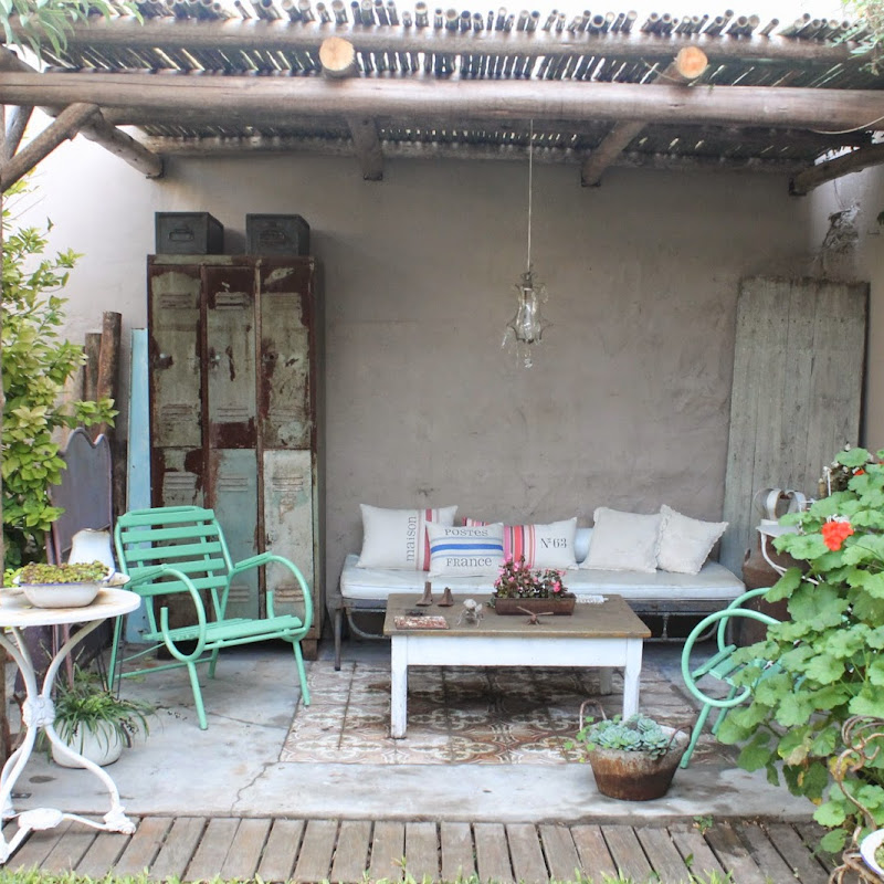 Pérgola + glicinas