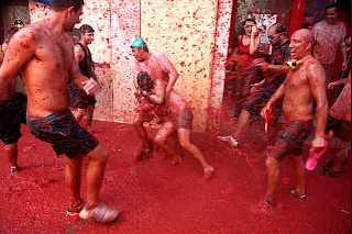 Happy La Tomatina (Festival of Tomatoes) Images