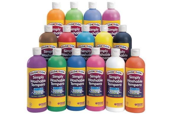 washable  tempera