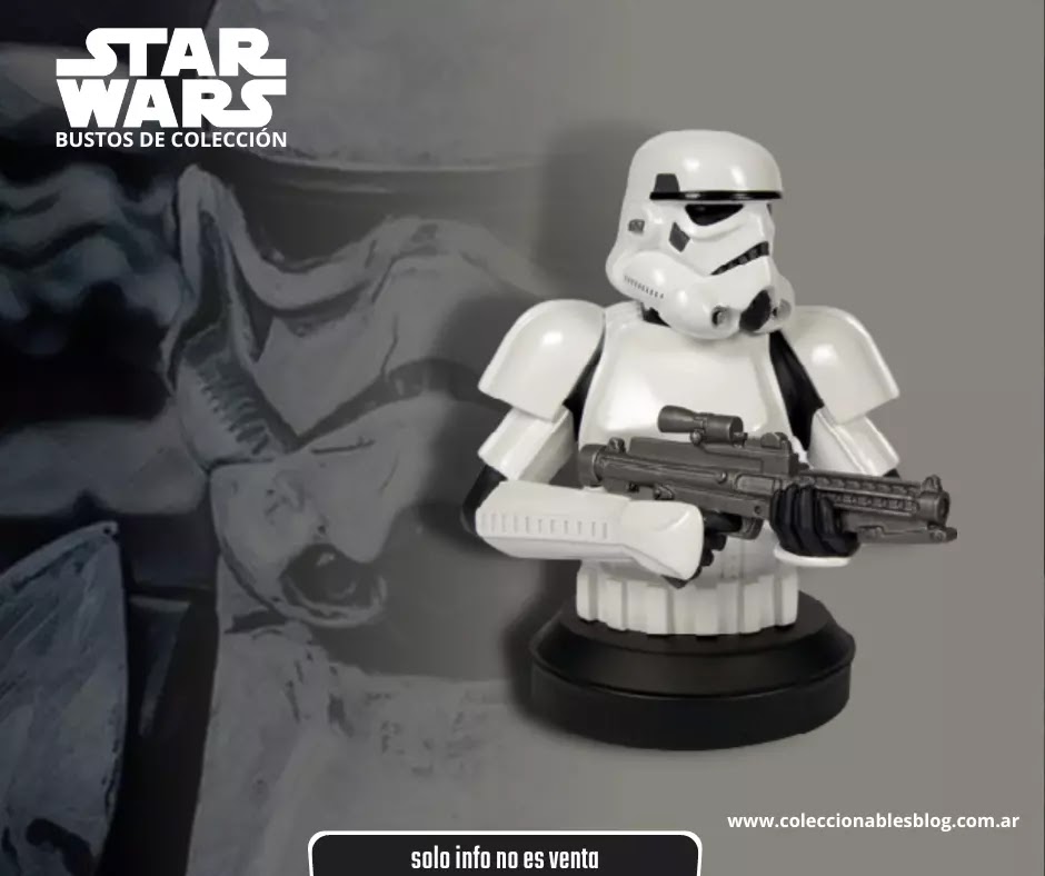 Bustos star Wars
ENTREGA N.º 01: STORMTROOPER