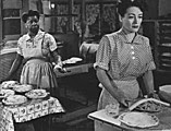 Butterfly McQueen (1911-1995) & Joan Crawford in Mildred Pierce