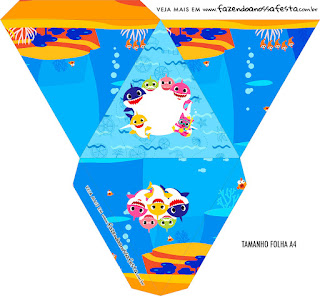 Baby Shark Party Free Printable Boxes. 