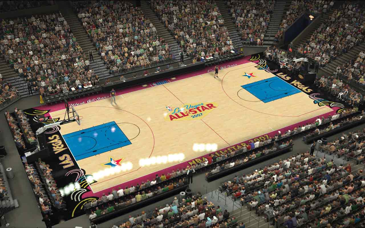 NBA 2K23 2007 NBA All Star Court and Arena