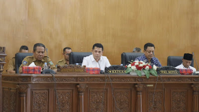 DPRD Kota Bima Gelar Paripurna Laporan Pansus Terhadap LKPJ Wali Kota Tahun 2023