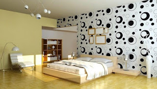 Ingin mempunyai kamar tidur yang lebih indah Desain Wallpaper Dinding Kamar Tidur