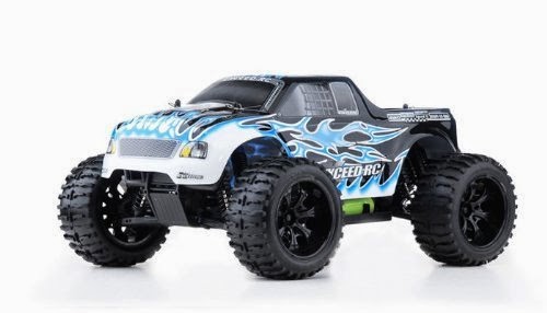 1/10 2.4Ghz Exceed RC Electric Infinitive EP RTR Off Road Truck Fire Blue