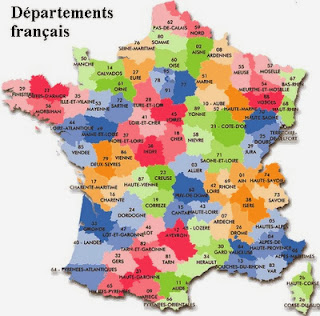 Carte de France Departement