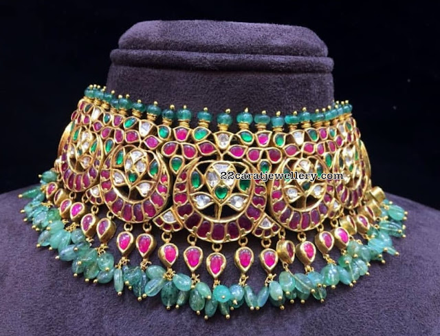Emerald Drops Kundan Sets by Amarsons Jewels