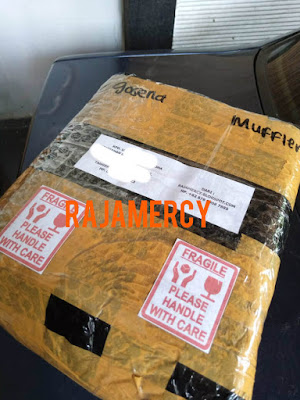 Packaging Muffler W203 Saat Siap Dikirim