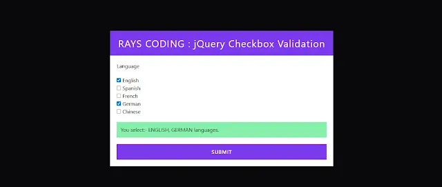 jQuery Validation