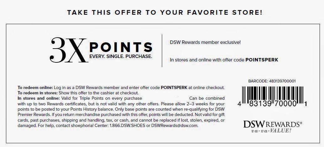 Dsw Printable Coupons October 2015