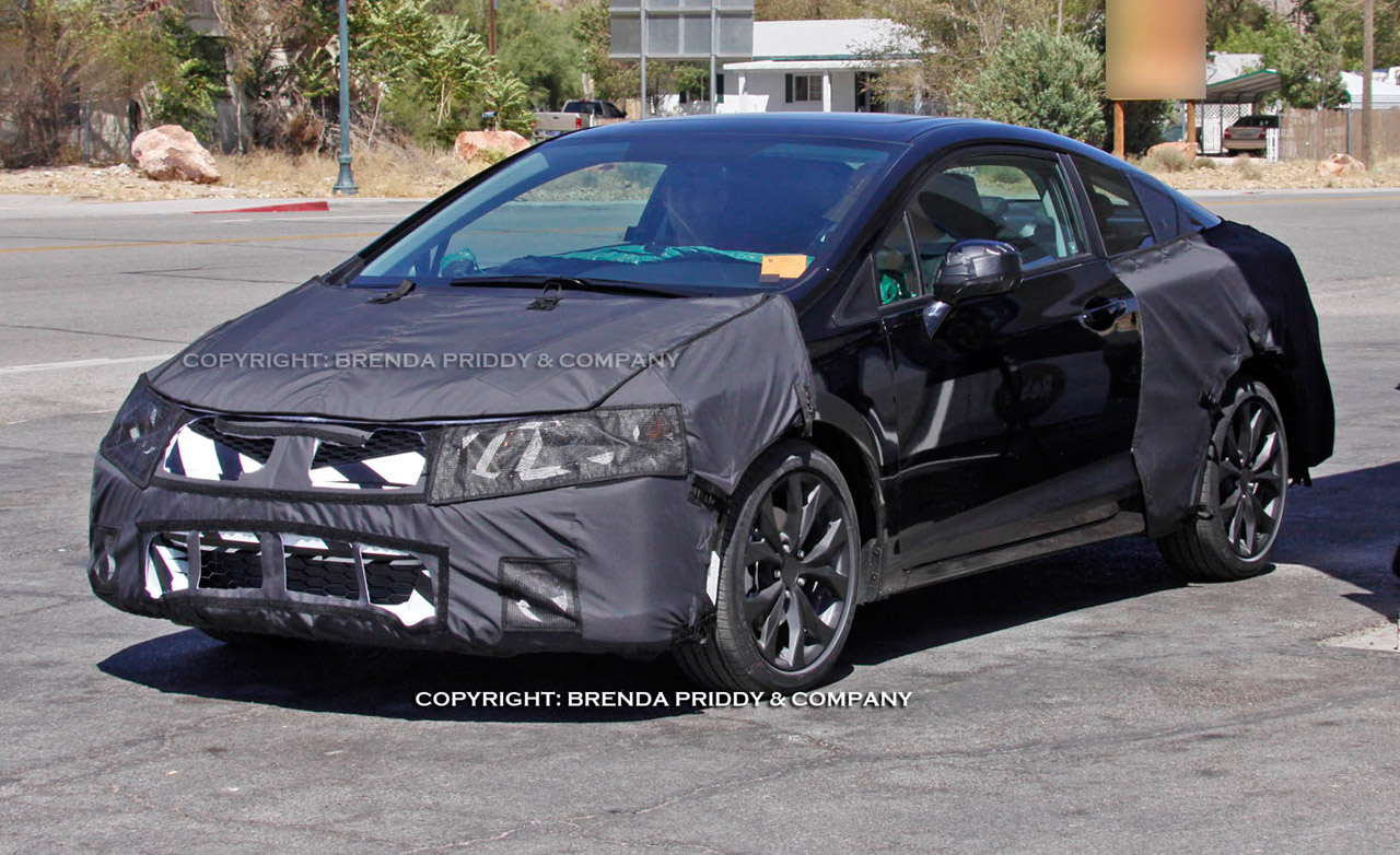 The 2012 Honda Civic spied