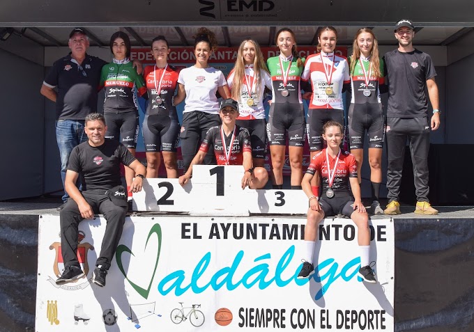 Ocho medallas en los Campeonatos de Cantabria de Contrarreloj Individual para el Club Ciclista Meruelo