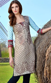 Sanam Chottani Tunic Collection by Shariq Textile'16