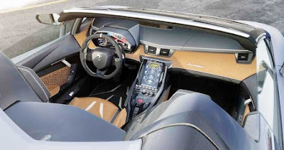 Lamborghini Centenario Roadster Fast Supercar Interior