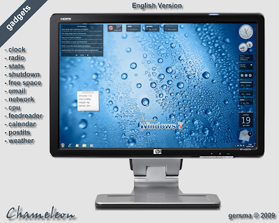 Winamp Themes Free Download on Free Windows 7 Chameleon Gadgets
