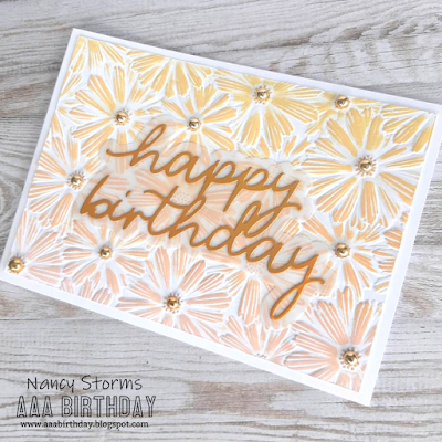 SSS - Floral Field embossing folder