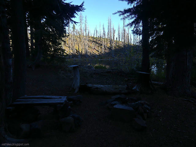 camp at spirit lake