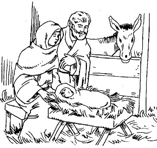 Nativity Coloring Pages Nativity Coloring Pages