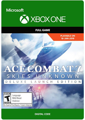 Ace Combat 7 Skies Unknown Game Cover Xbox Deluxe Launch Edition