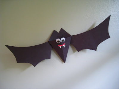 Craft Ideas Bats on Halloween Craft For Kid  Paper Bats   Crafts Ideas   Crafts For Kids