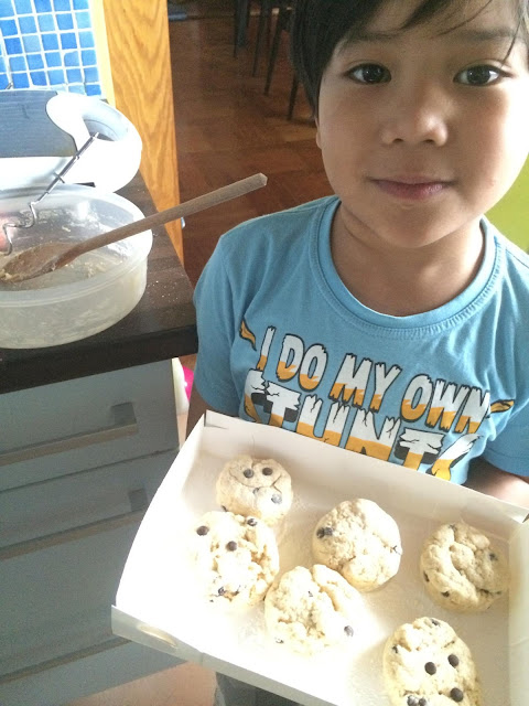 Setting the Time for Everyday Routine for Children, kid baking scones