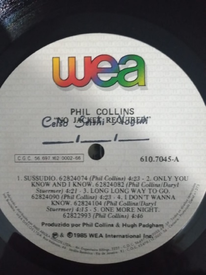 Phil Collins -  No Jacket Required