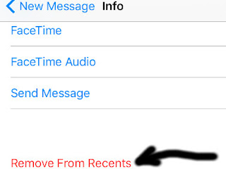 Tips: cause the number on iphone can not deleted