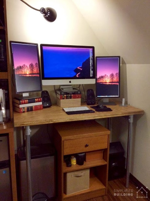 beautiful minimalist gaming computer desk ideas