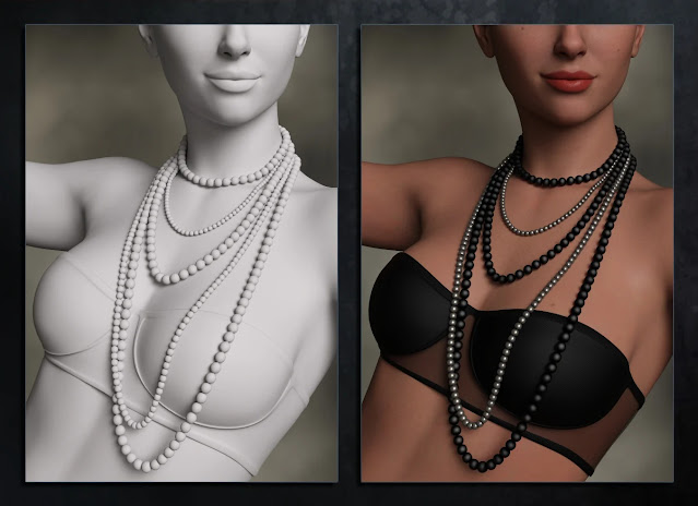 FK dForce Omni Necklaces for Genesis 8, 8.1, and 9
