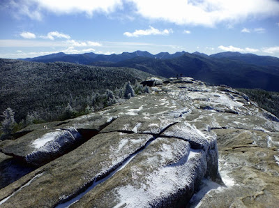 View of the Great Range and Marcy from Cascade, Monday 10/26/2015.

The Saratoga Skier and Hiker, first-hand accounts of adventures in the Adirondacks and beyond, and Gore Mountain ski blog.